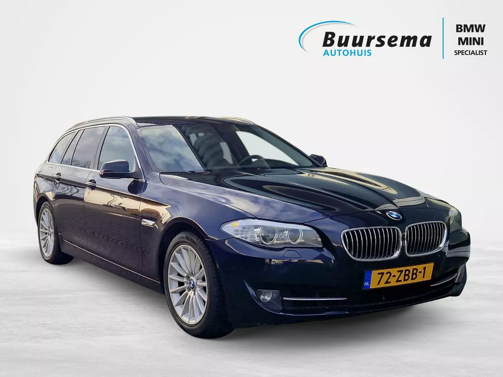 BMW 5 Serie 5er Reihe 520i High Executive | Automaat |Comfortseats | Proffesional navigatie | Zwart lederen interieur