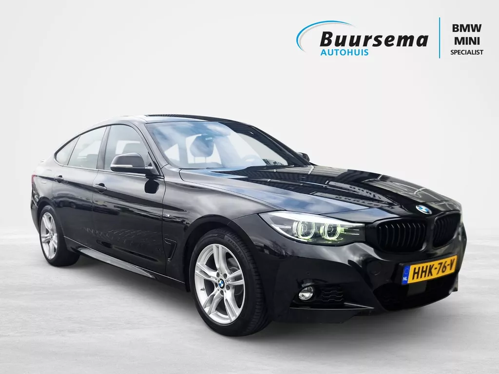 BMW 3 Serie 320i Gran Turismo ** Gereserveerd ** 320i xDrive High Exe | Zwart sportinterieur | Actieve cruisecontrol | M-Sport pakket | 80.000 KM!